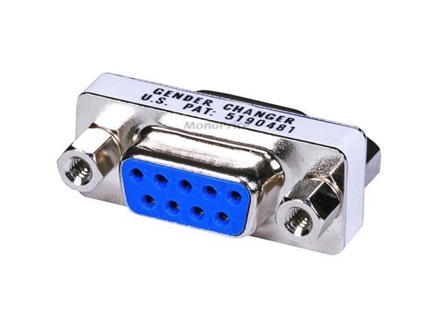 Monoprice DB9 Female/Female Mini Gender Changer