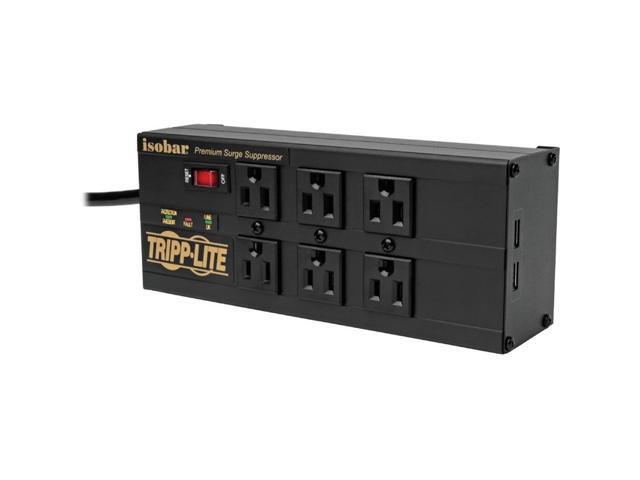 TRIPP LITE IBAR6ULTRAUSBB 10.0 Feet 6 Outlets 3840 Joules Surge Protector