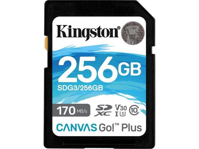 Kingston Canvas Go! Plus 256 Gb Class 10/Uhs-I (U3) Sdxc