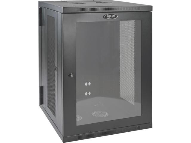 Tripp Lite SRW18USG SmartRack 18U Low-Profile Switch-Depth WallMount Rack Enclosure Cabinet
