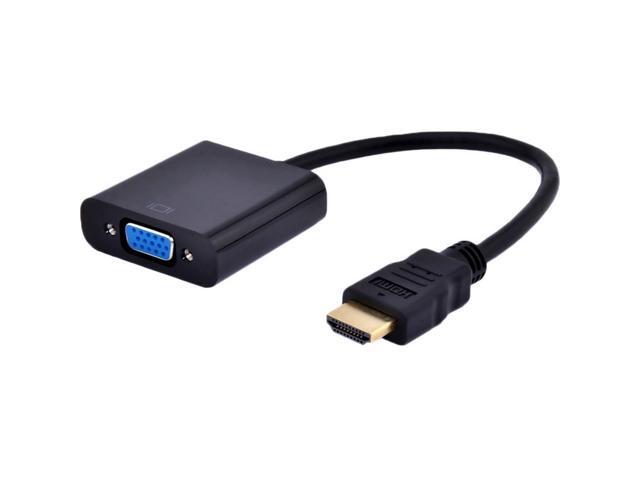 4XEM HDMI Male To VGA Female Adapter Black