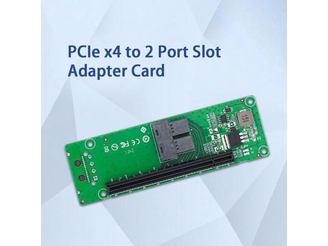 Linkreal PCIe x4 to 2 Port SFF-8643 Slot Adapter Card