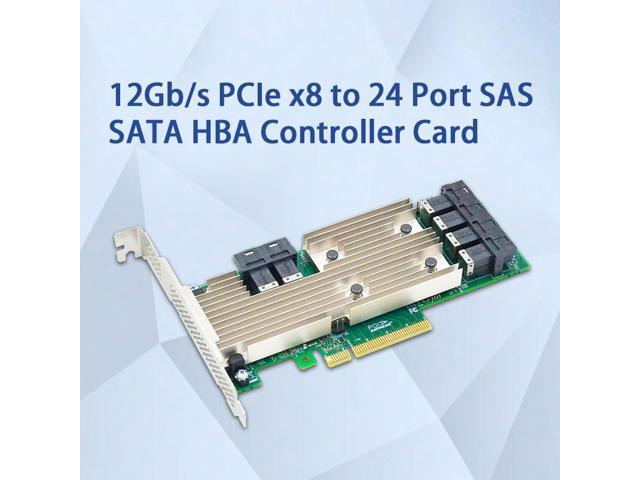 PCIe x8 to 24 Port SFF-8087 12Gb/s Expansion Card-Compatible for SAS 9305-24I