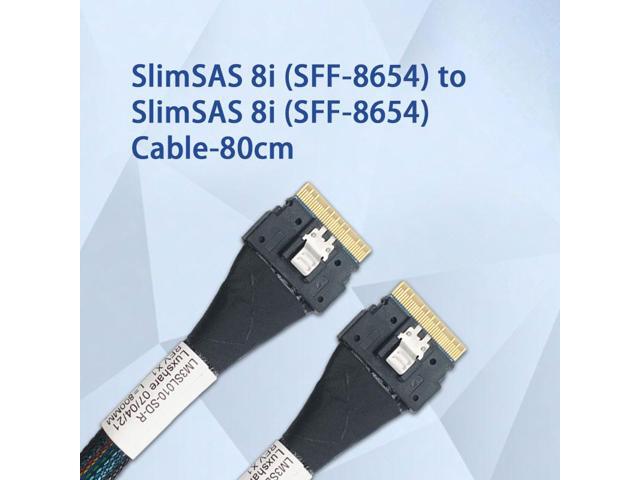 Linkreal PCIe 4.0 SFF-8654 8i to SFF-8654 8i Cable