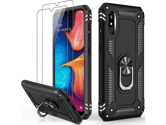 IKAZZ for Galaxy A10e Case with Screen Protector,Military Grade Shockproof Heavy Duty Protective Phone Cover Pass 16ft Drop Test with Magnetic...