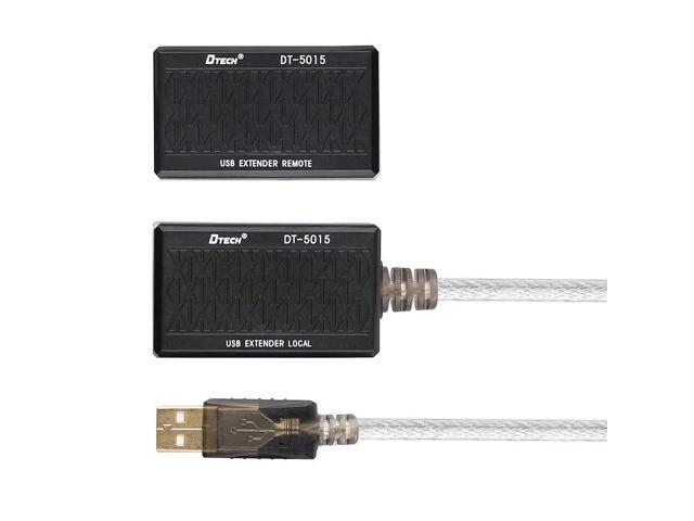 DTECH USB Extension Adapter USB to RJ45 Extender Over Cat5 Cat5e Ethernet Cable Set Connection up to 200ft