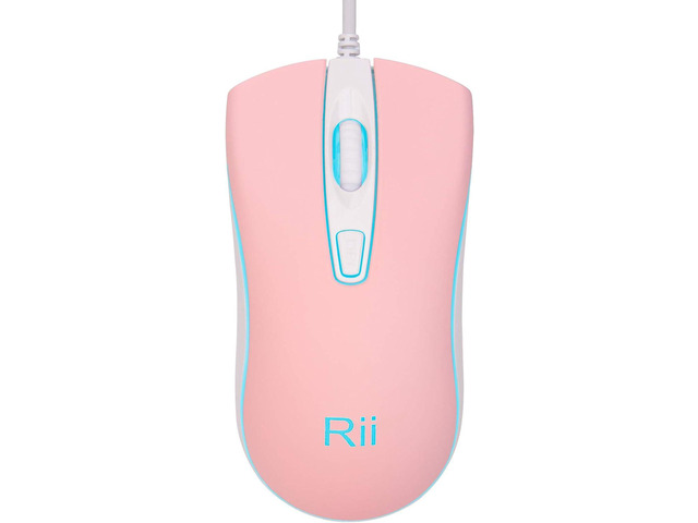 Rii Wired Mouse, USB Computer Mouse,RGB Optical Office Mice for PC,Computer,Lapt