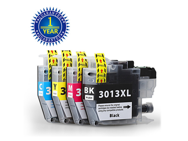 4PK LC3013 Ink Cartridges for Brother LC3011 XL MFC-J491DW MFC-J497DW MFC-J895DW