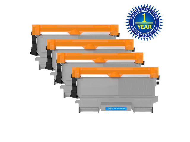 V4ink 5PK For Brother TN450 TN420 Toner Cartridge Hl-2220 2240 2130 MFC-7360N 7860DW