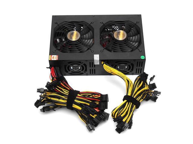 3450W Miner Power Supply 140mm Cooling Fan ATX 12V Version 2.31 Computer Power Supply Mining