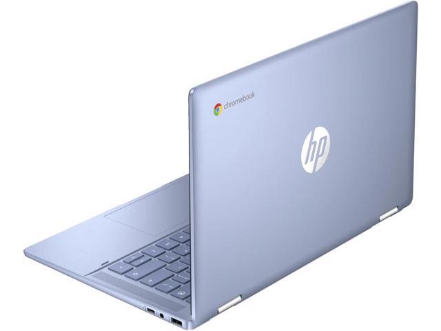 HP Chromebook x360 14b-cd0013dx 14' Touch Intel Processor N100 0.8 GHz up to 3.4 GHz 4GB RAM 64GB eMMC Intel UHD Graphics Chrome OS, Sky Blue -...