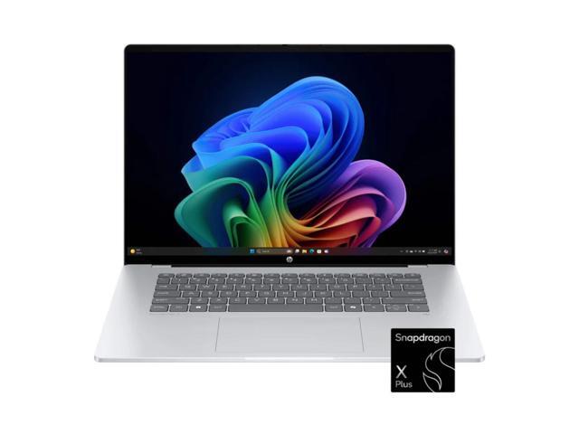 HP - OmniBook 5 - Copilot+ PC - 16" 2K OLED Touch-Screen Laptop - Snapdragon X Plus 2025 - 16GB Memory - 1TB SSD - Glacier Silver - image 2