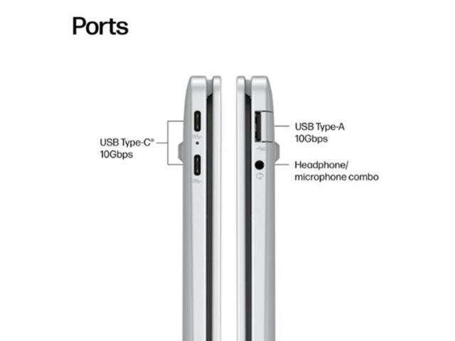 HP - OmniBook 5 - Copilot+ PC - 16" 2K OLED Touch-Screen Laptop - Snapdragon X Plus 2025 - 16GB Memory - 1TB SSD - Glacier Silver - image 6