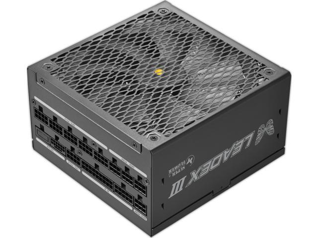 Super Flower Leadex III PE Platinum ATX 3.1 1000W, Cybenetics Platinum, 10 Years Warranty, ECO Semi-Fanless Mode, FDB Fan, Full Modular Power.