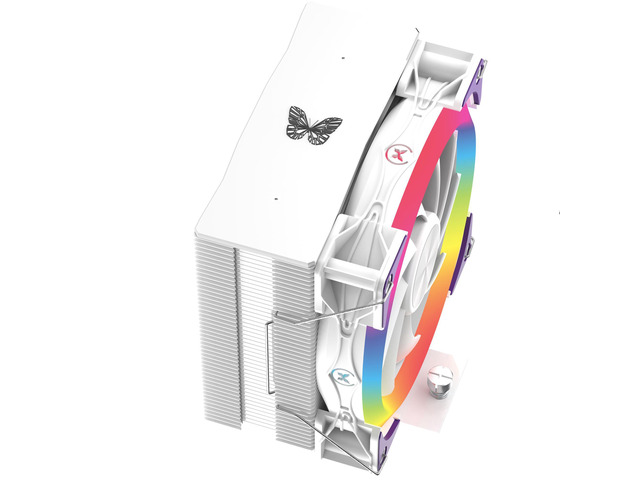 Super Flower, Cooldex ST4 ARGB CPU Air Cooler, 4 Copper Heat Pipes, Intel: 1851/ 1700 / 1200 / 1150 / 1151 / 1155 AMD: AM5 / AM4, White, SF-ST12P4-WH