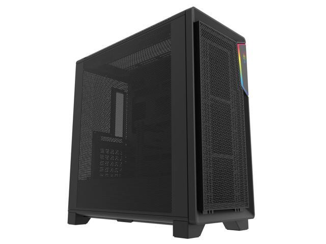 Super Flower Zillion Direct ATX Mid Tower Case, Patent Slope For Direct Airflow To GPU, All Mesh Panel Design for High Airflow Performance, USB 3.0...