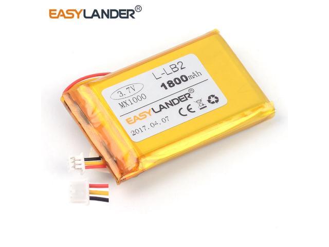 Easylander L-LB2 Replacement 3.7V 1800mAh Rechargeable li Polymer Li-ion Battery for Logitech mx1000 M-RAG97 wireless mouse toys