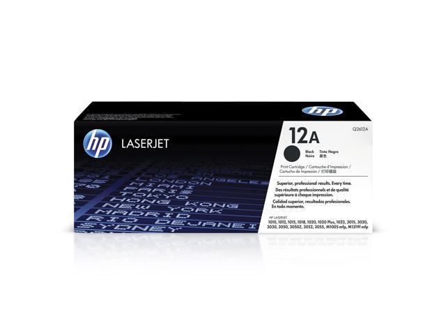 12A Black Toner Cartridge Works LaserJet 1010, 1020, 3015, 3020, 3030, 3050 Series LaserJet MFP M1005, M1319 Series Q2612A