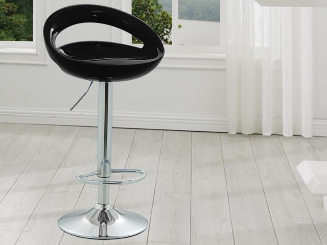 Adjustable Swivel ABS Bar Stools for Kitchen Pub Bar Set of 2
