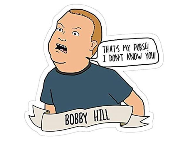 Bobby Hill: Thats My Purse! I Dont Know You, King Of The Hill Decal Decal Sticker - Sticker Graphic - Sticks To Any Flat Surface (100393561178 Electronics Computer Components) photo
