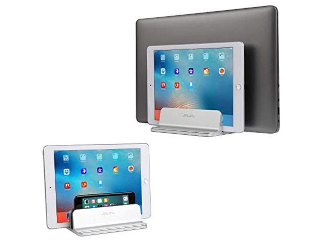 Vertical Laptop Stand Bundle With (Upgraded Dock Version) Vertical Laptop Stand, Double Desktop Stand Adjustable Laptop Holder (Up To 17.3 Inches)...