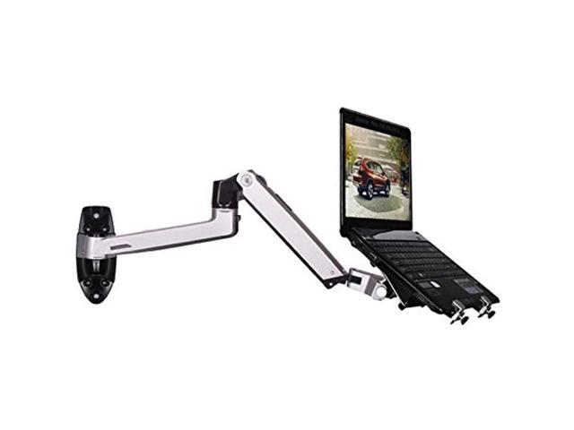 Xsj8012wt Aluminum Alloy Mechanical Spring Arm Wall Mount Laptop Holder Full Motion Laptop Mount Arm Monitor Holder Laptop Stand (Silver)