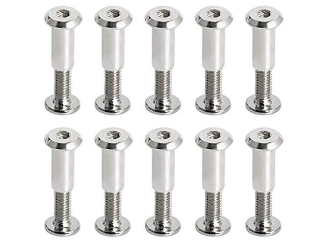 Scrapbook Photo Albums Screw Post Fit For 5/16'(8Mm) Hole Dia, Male M6x30mm Belt Buckle Binding Bolts For Binding Leather Saddles Purses Belt. (100394863196 Office Supplies) photo