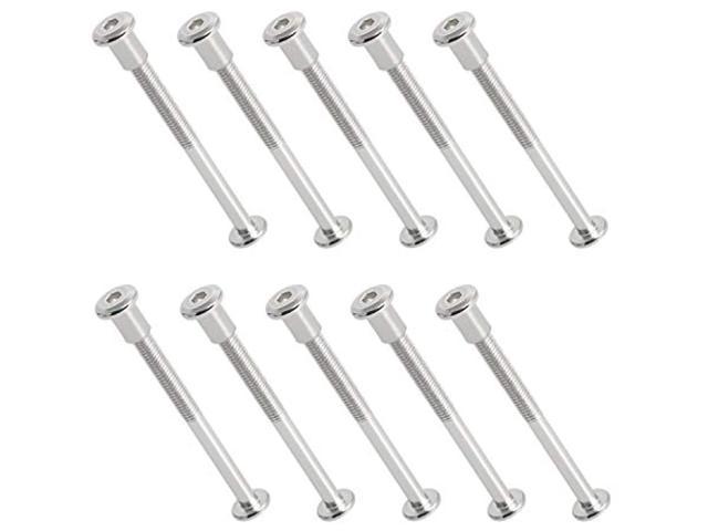 Screw Post Fit For 5/16'(8Mm) Hole Dia, Male M6x80mm Belt Buckle Binding Bolts For Scrapbook Photo Albums Binding Leather Saddles Purses Belt. (100394862861 Office Supplies) photo