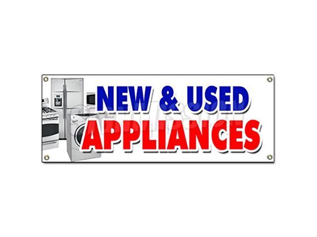 & Appliances Banner Sign Refrigerator Washer Dryer Delivery photo