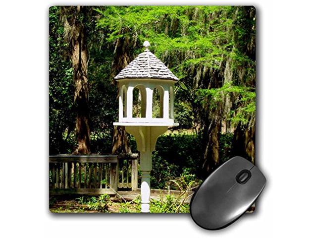 8 X 8 X 0.25 Inches Mouse Pad (A Victorian Influenced Bird Feeder Is A Lovely Garden Focal Point At Edisto Memorial Gardens Mouse Pad (Mp 155296 1) (100395004239 Office Supplies) photo