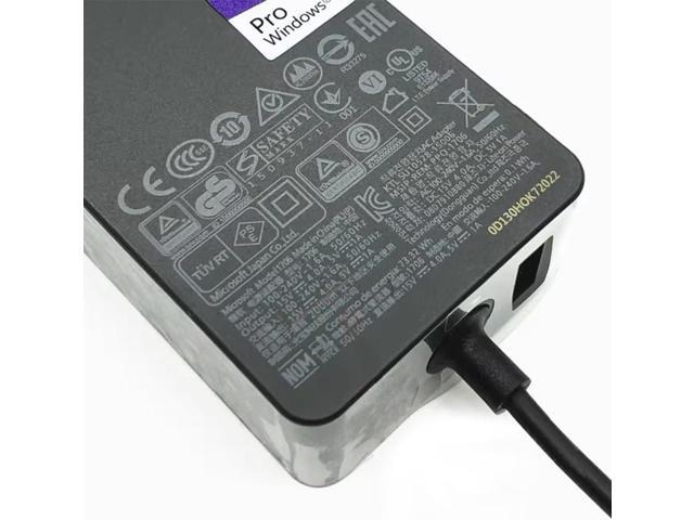 65W Surface Pro Charger for Microsoft Surface Pro 9 8 3 7 6 5 4,Surface pro X 1796 1769 1800 Laptop Adapter Power Cord