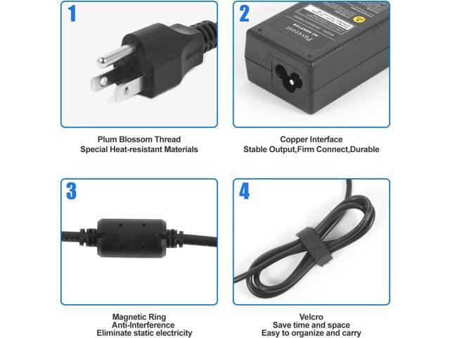 Laptop Charger 45W Power Cord: Replacement for HP Pavilion Charger Model 741727-001 AC Adapter - 45W 19.5V 2.31A for HP Stream 14 15 11 13 Computer...