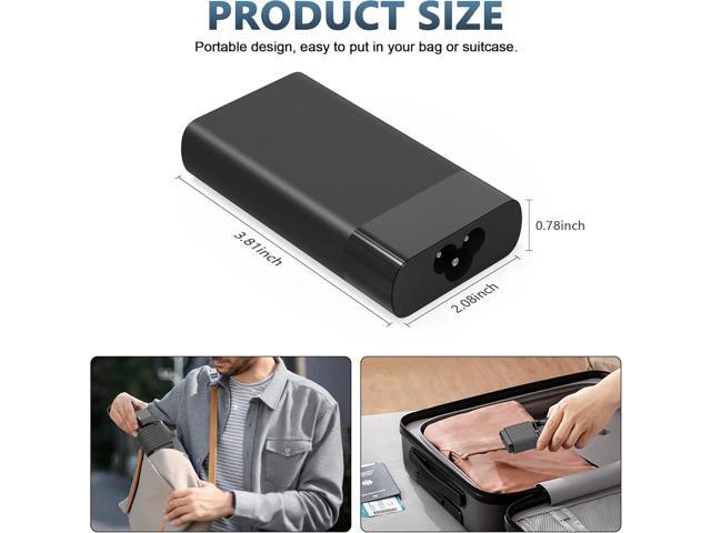 New Slim 65W Laptop Charger for HP Envy x360, Spectre x360 13-4193nr 15t-ap000 15-ap001nx, ProBook X360 11 450 650 640 G1 G2 G3 G4 G5 G6 G7,...