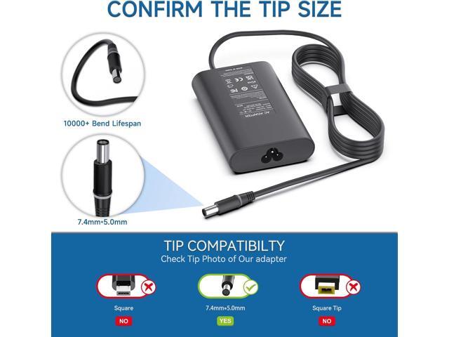 Laptop Charger 65W for Dell Latitude 7490 7400 7480 5400 5490 5500 5590 5480 5580 3310 7290 5290 E5470 E5440 E5570 E7250 E7450 E6540 E7440 E6440...