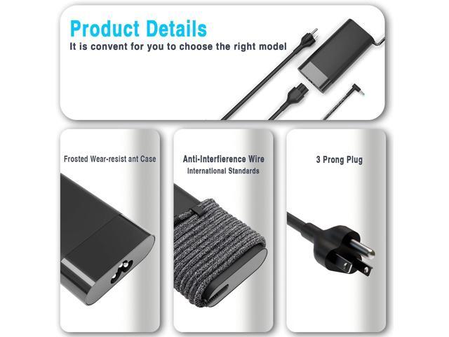 200W Laptop Charger for HP Original Omen Pavilion 15 16 17 Victus 15 16 Zbook 15 17 ZBook Fury Create Studio Envy 15 2020 TPN-DA10 Gaming Laptop...