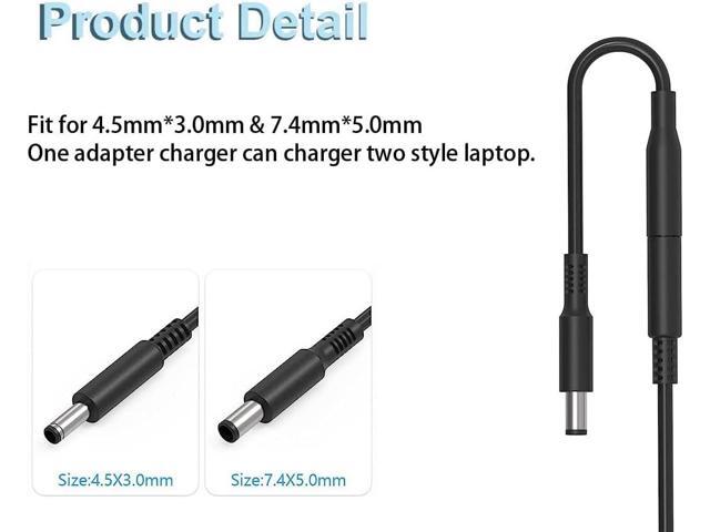 Laptop Charger for Dell Inspiron 13 14 15 5000 7000 3501 3505 3502 3593 5502 5406 5515 5505 Vostro 3583 5301 5402 AC Adapter Power Cord 65W Dell...