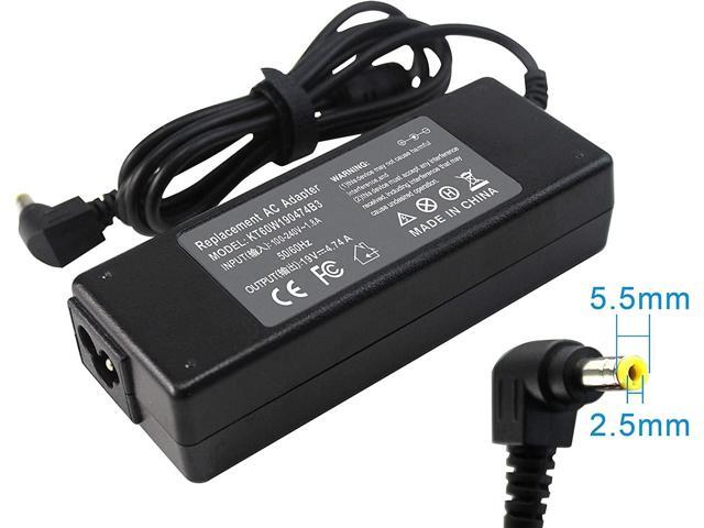 Laptop Ac Adapter Charger for Toshiba Satellite L455-S5975, L455-S5980; L455-S5989, L455-S5981, L455D-S5976; L500D-ST2531, L500D-ST2532, L500D-ST5501