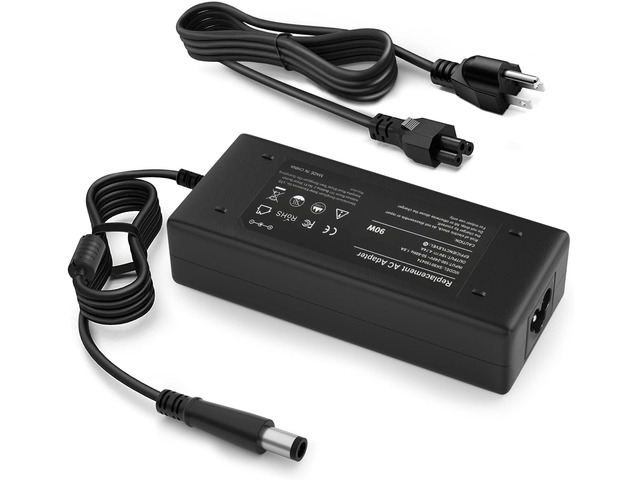 90W AC Adapter Laptop Charger Compatible with HP Elitebook 8440p 8460p 2540p 2560p 8560p 8540w 8470p 2570p 8540p 2760p 8530w Pavilion G4 G6 G7 M6...