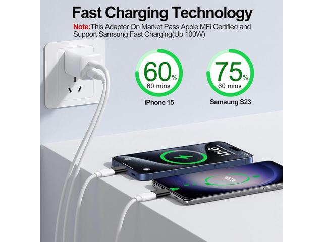 xiwxi 4 Pack Lightning to USB C Adapter for iPhone 15/15Pro/15 Pro Max/Plus,Samsung S24 S23,iPad Air,Nintendo Switch,Fast Charging & Data...