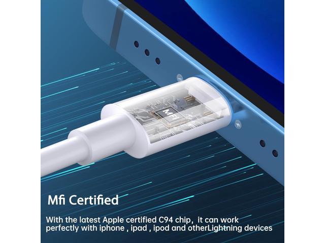 USB C Charger iPhone Charger Fast ChargingMFi Certified2Pack 20W PD Type C Wall Fast Charger Adapter with 6FT USB C to Lightning Cable for iPhone...