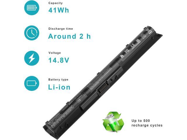 800049-001 KI04 Battery for HP Pavilion15-ab 15-an 17-g 15t-ab100 17t-g100 Series 15-ab143cl 15-ab223cl 15-ab153nr 15-an044nr 14-ab166us 17-ab220nr...