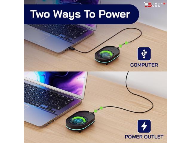 TECH8 USA Mouse Mover Device, Undetectable Mouse Jiggler for Laptops, PC, No Software, Random Movement, Patented, Designed, Engineered, Packaged in...