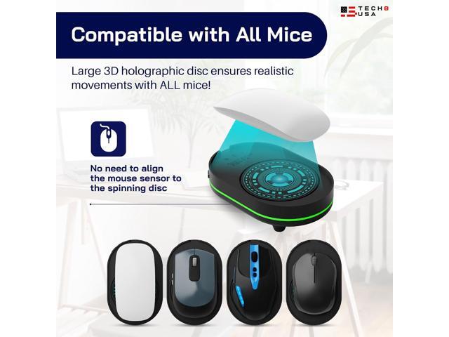 TECH8 USA Mouse Mover Device, Undetectable Mouse Jiggler for Laptops, PC, No Software, Random Movement, Patented, Designed, Engineered, Packaged in...