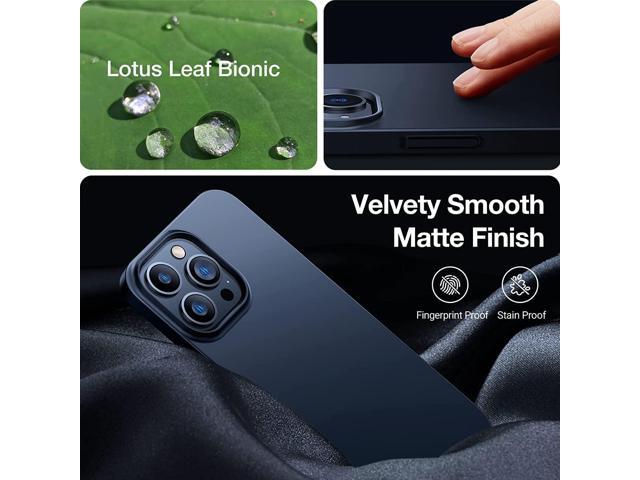 Slim Fit for iPhone 12 Pro Max Case Ultra-Thin Sturdy Protective Cover with Non-Slip Grip & No Fingerprint Hard Plastic Super Slim Phone Case for...