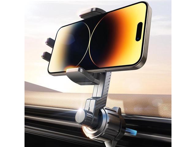 LISEN Back to School Phone Mount for Car Vent [Never Blocking] 360 Rotatable Car Phone Holder Air Vent Clip Hands Free Cellphone Car Mount for...