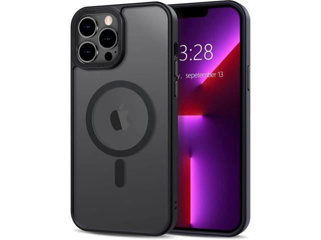 Anuck for iPhone 13 Pro Max Case Magnetic Phone Case [Compatible with MagSafe] Soft TPU Bumper Hard Translucent Matte Back Slim Fit Shockproof...