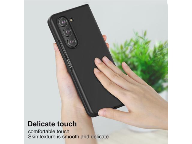 Foluu Slim Fit Case for Samsung Galaxy Z Fold 5 Case, with Front Built-in Screen Protector, Ultra Thin Matte PC Protective Cover for Samsung Galaxy...