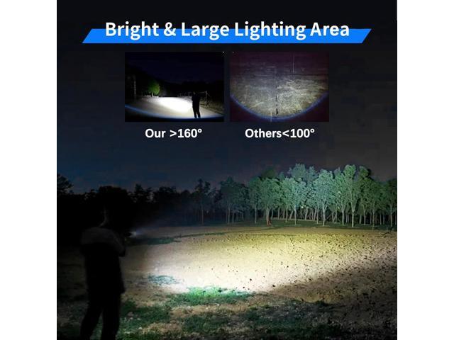 WUBEN C3 Flashlight 1200 High Lumens Rechargeable Flashlights 6 Modes Super Bright IP68 LED Tactical Flashlight for Camping, Home, Emergency,...