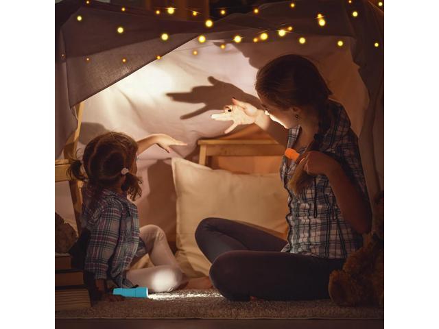 FASTPRO 30-Pack, 9-LED Mini Flashlight Set, AAA Batteries are Included and Pre-Installed, Perfect for Gift, Class Teaching, Camping, Wedding Favor