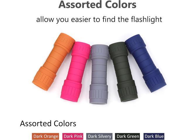 10-Pack Professional Outdoor Mini Flashlights Set, Super Bright 100 Lumen LED Flashlights, Small Flashlights Pack with 30-Piece AAA Dry Batteries...
